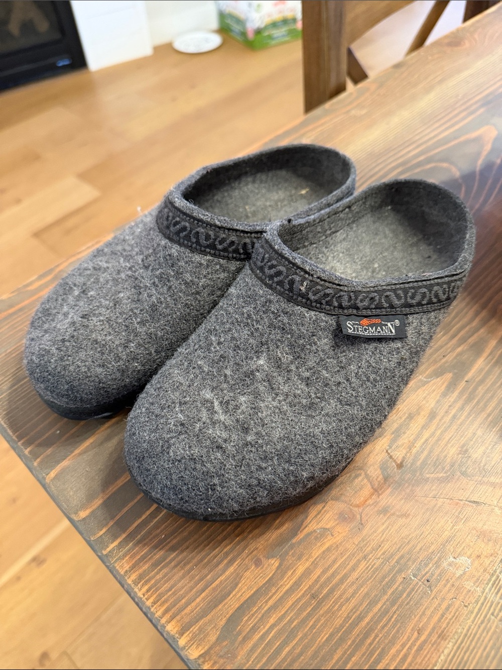Stegmann Gray Slip-On Comfort Shoes